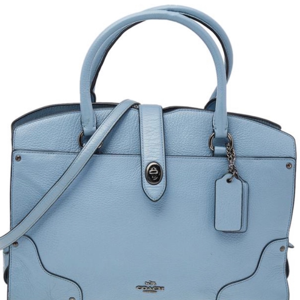 Coach blue Mercer satchel 30 bag (Excellent condition)
